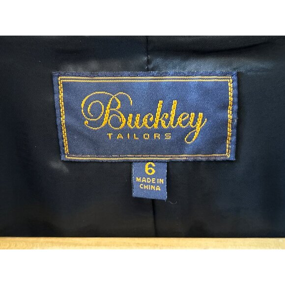 Buckley Navy Tailored Blazer Women’s Classic Business Casual Workwear Jacket - Picture 2 of 5